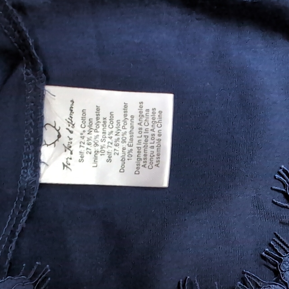 For Love and Lemons Maui Waui Lace Skirt Navy, XS - Picture 5 of 9